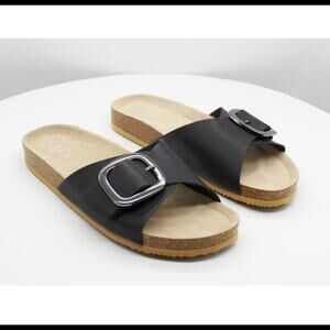 Sugar Zerri Slide On Sandal Black Women’s Size 6 New With Tags